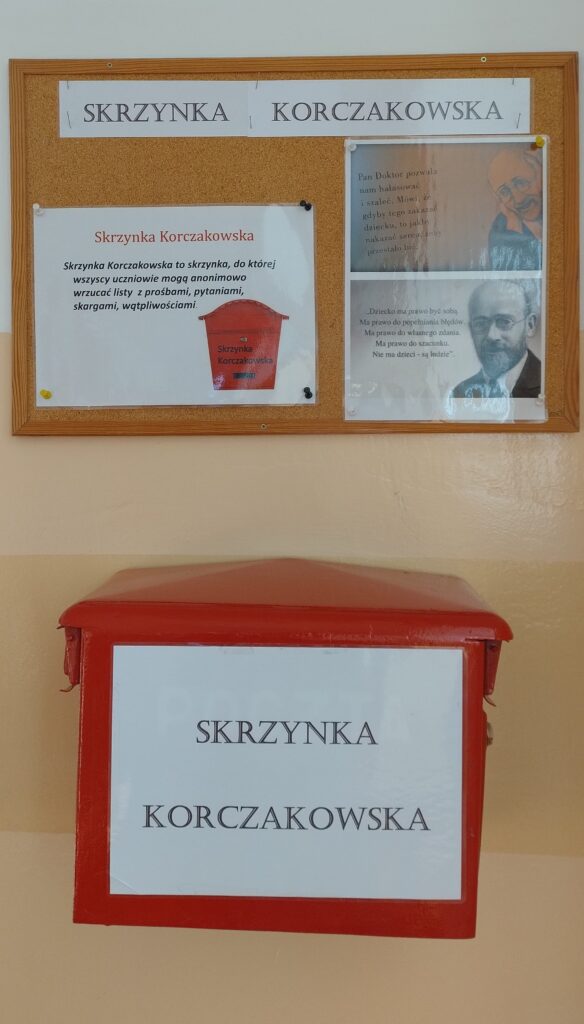 SKRZYNKA KORCZAKOWSKA W NASZEJ SZKOLE