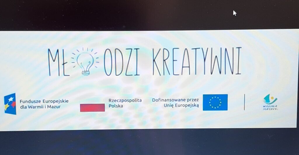 ZAJĘCIA W RAMACH PROJEKTU „MŁODZI KREATYWNI”