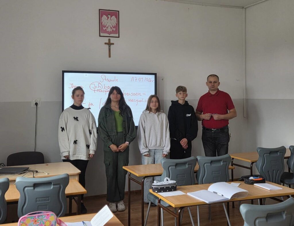 KLASA 8 ROZPOCZYNA PRZYGODĘ Z&nbsp;JĘZYKIEM NIEMIECKIM